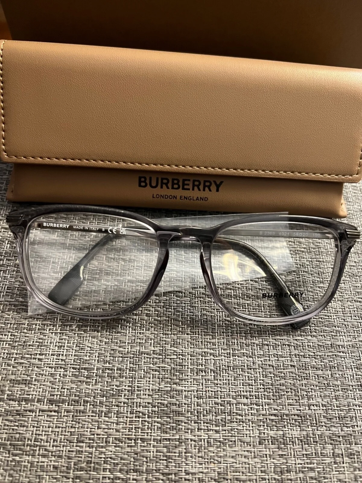 Burberry B2369 eyeglasses NEW Made In Italy