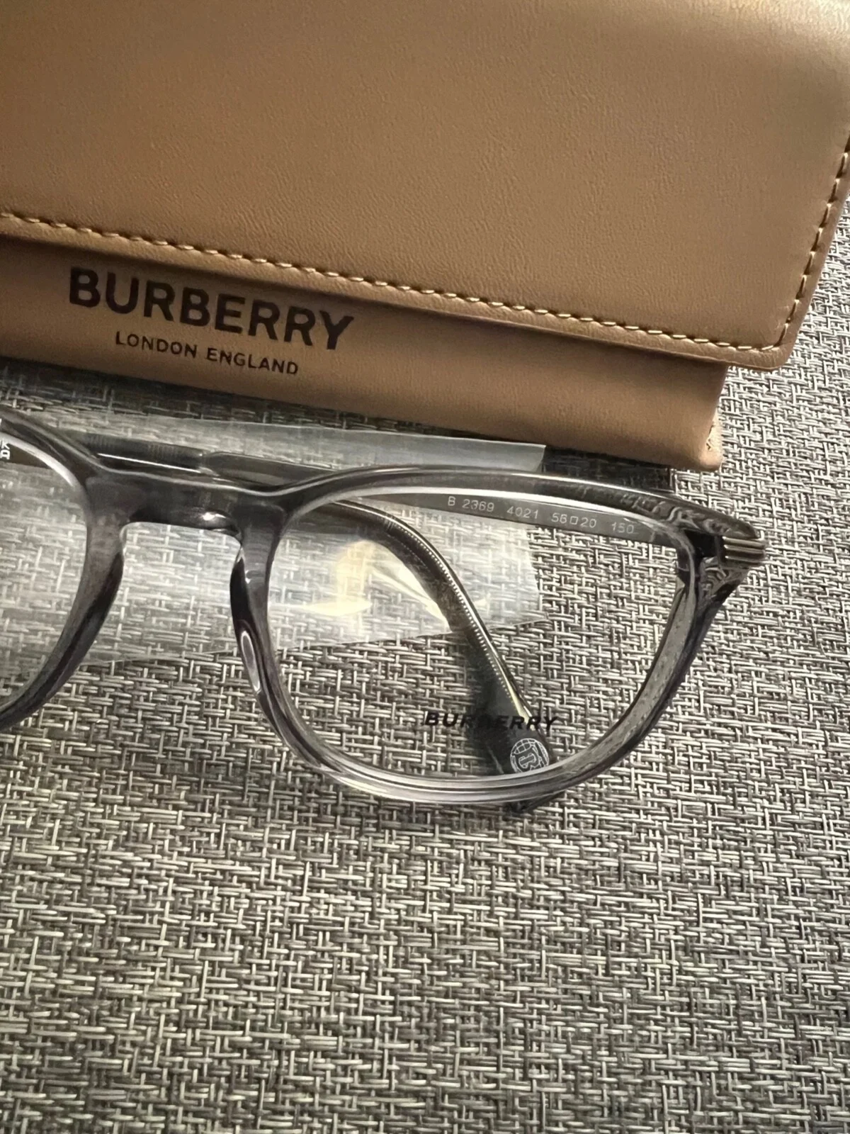 Burberry B2369 eyeglasses NEW Made In Italy 3