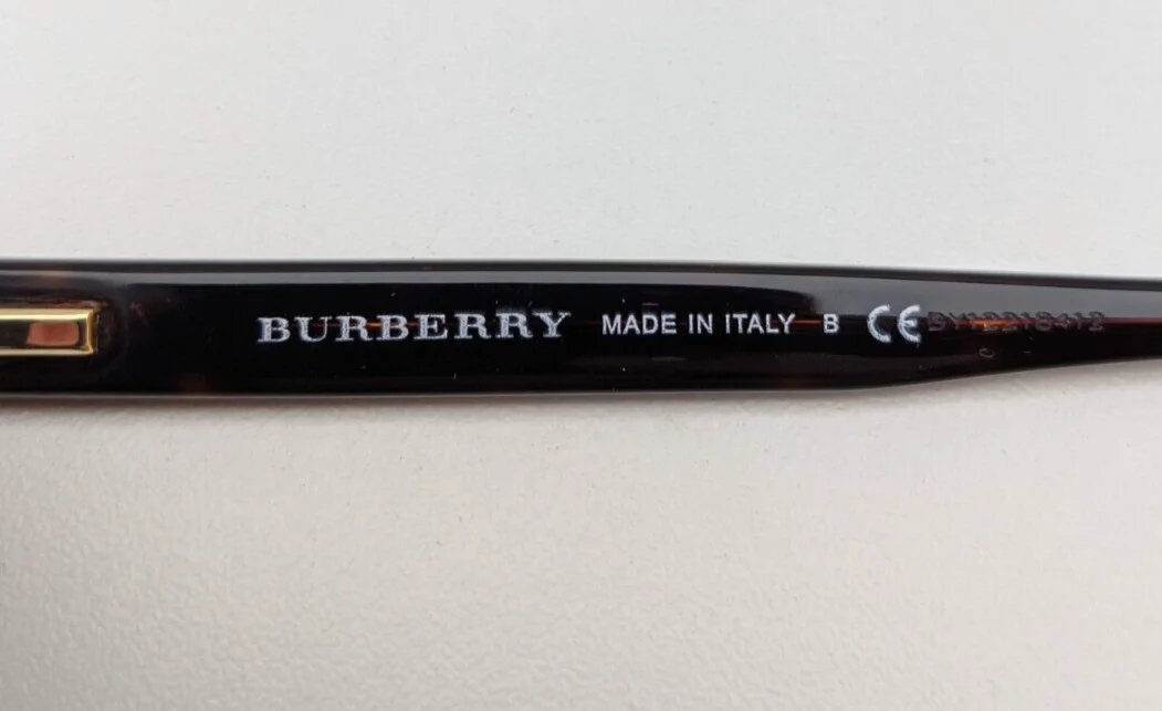 Made in Italy! Burberry B2201 3002 Eyeglasses 52/17 140 /KAC810 3