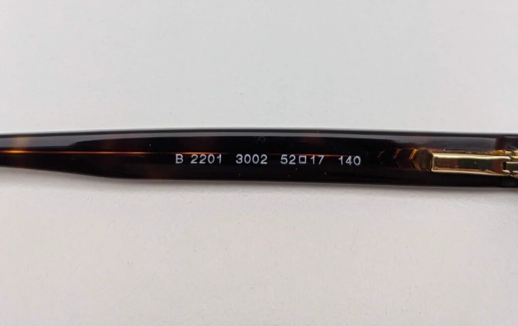 Made in Italy! Burberry B2201 3002 Eyeglasses 52/17 140 /KAC810 4