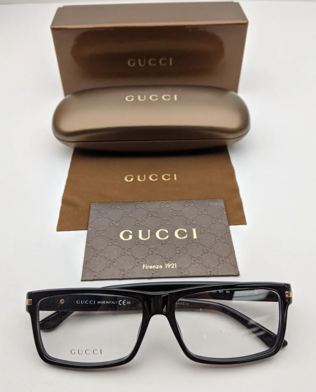 🕶️Made in Italy! Gucci GG1053 807 Eyeglasses 55/17 140 | EUT404🕶️