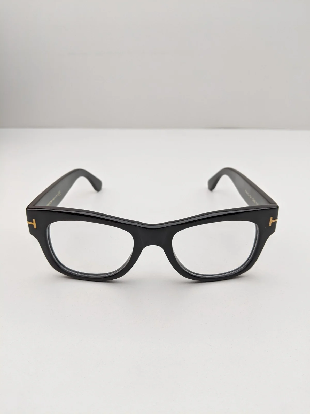 🕶️Made in Italy! Tom Ford N.2 63A Pol. Black Eyeglasses 53/20 145 | EUBOX22🕶️ 4