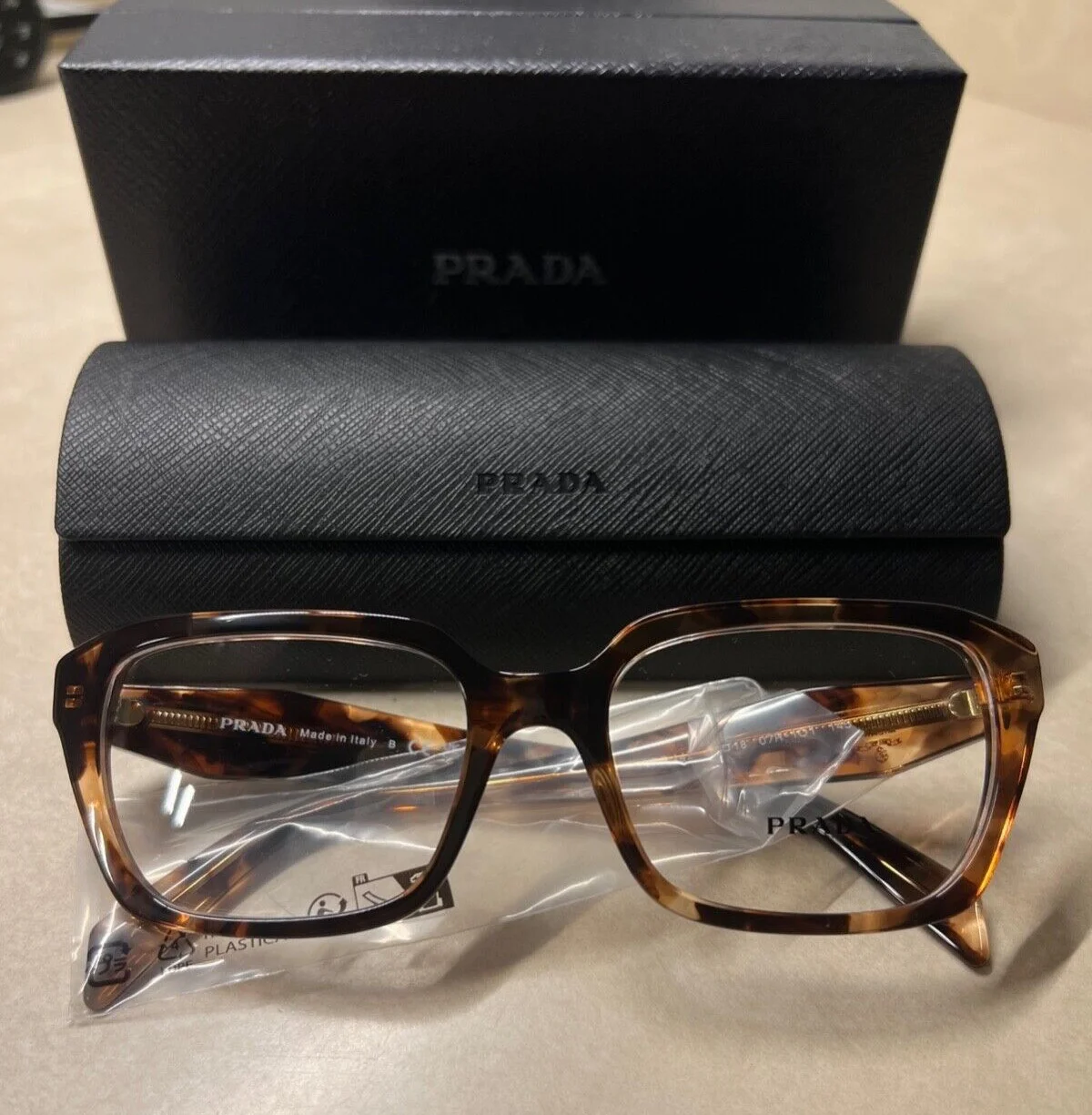 Prada VPR14Z eyeglasses NEW Made In Italy