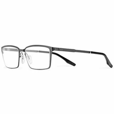 Titanium Eyeglasses For Men/Women Ruthenium by Safilo 54-17-140 made in Italy